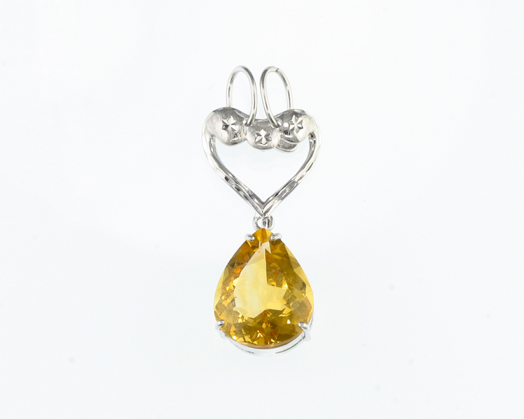 Citrine pendant - Click Image to Close