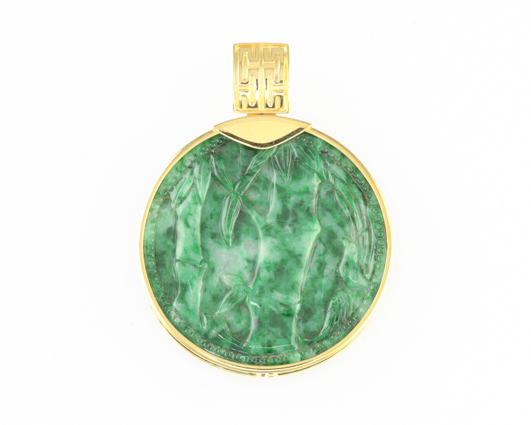 Jadeite (type-A) pendant - Click Image to Close