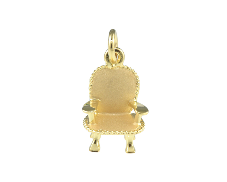 Yellow gold pendant - Click Image to Close