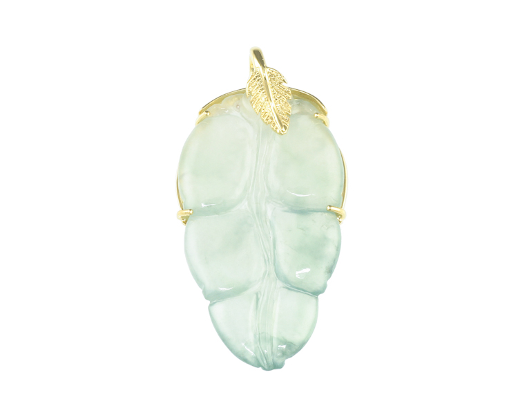 Jadeite (type-A) carving pendant - Click Image to Close