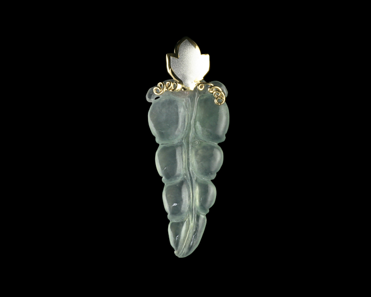 Jadeite (type-A) carving pendant - Click Image to Close