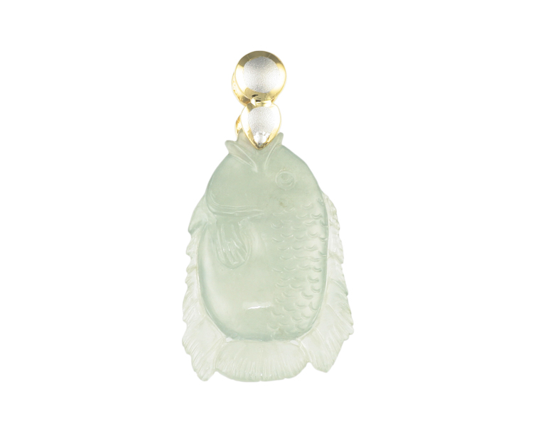 Jadeite (type-A) carving pendant - Click Image to Close