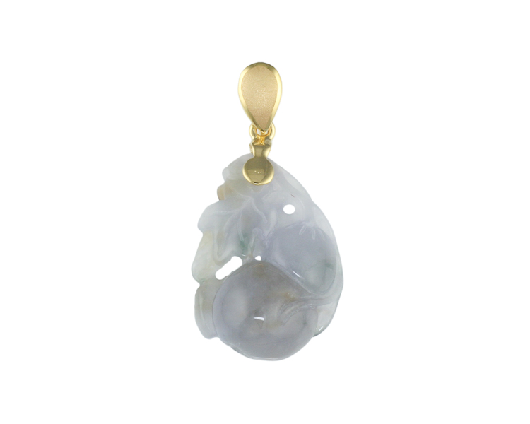 Jadeite (type-A) carving pendant - Click Image to Close