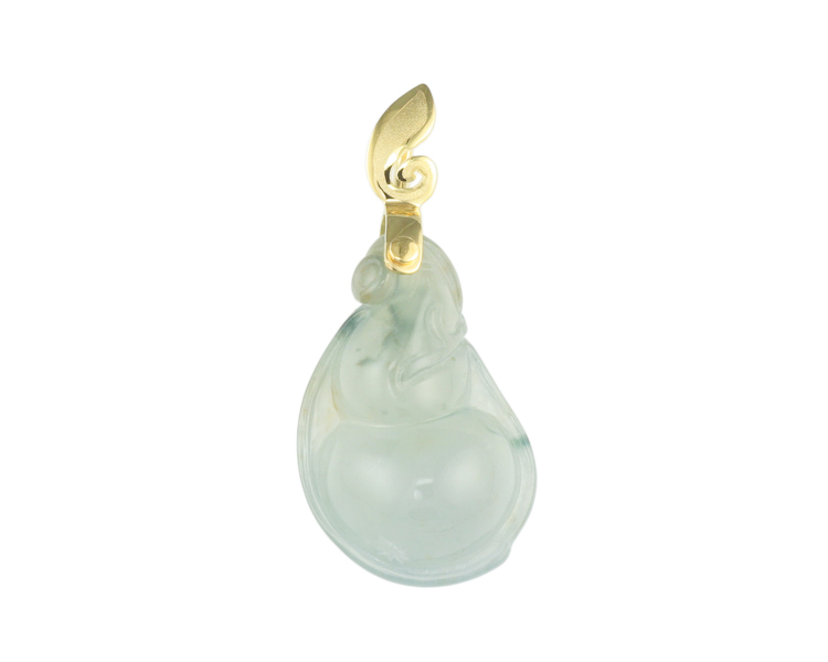 Jadeite (type-A) carving pendant - Click Image to Close