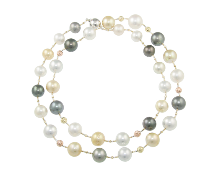 South sea pearl necklace - Click Image to Close