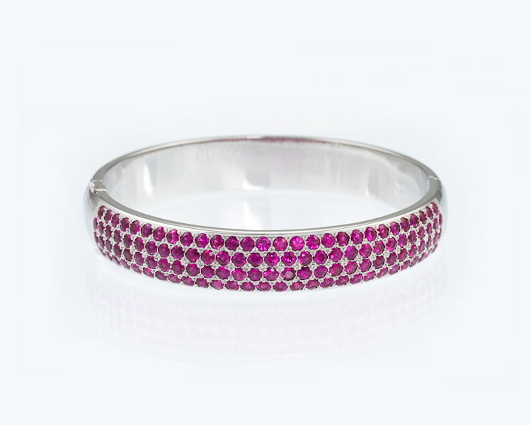 Ruby bangle - Click Image to Close