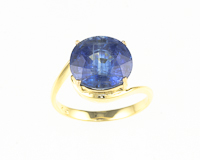 Kyanite ring