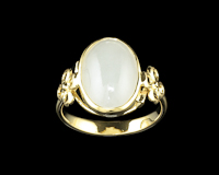 Jadeite (type-A) ring