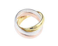 Yellow gold ring