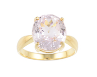 Kunzite ring