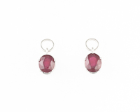 Ruby earrings