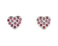 Ruby earrings