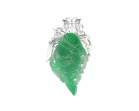 Jadeite (type-A) carving pendant