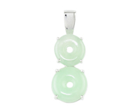 Jadeite (type-A) carving pendant